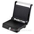 4 slice electric contact grill panini maker 180 degree open press grill contact grill with oil tray